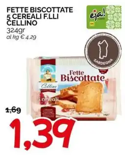 Hardis Fette biscottate 5 cereali Cellino offerta