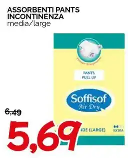 Hardis Assorbenti pants incontinenza Soffisof Air Dry offerta