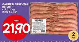 Hardis Gamberi argentini interi offerta