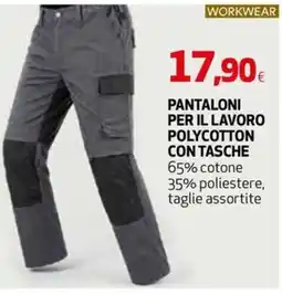Coop Master Alleanza 3.0 Pantaloni per il lavoro polycotton con tasche offerta