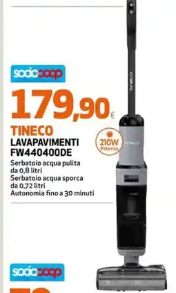 Coop Master Alleanza 3.0 Tineco lavapavimenti offerta