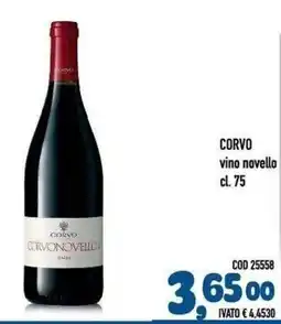 Del Prete Distribuzioni Corvo vino novello offerta