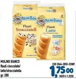 Del Prete Distribuzioni Mulino Bianco flauti cioccolato/latte/stracciatella offerta