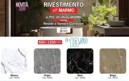 Centro Brico Rivestimento effetto marmo offerta
