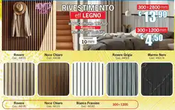 Centro Brico Rivestimento effetto legno offerta
