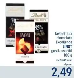 Talento Professional Store Lindt Tavoletta di cioccolato Excellence offerta
