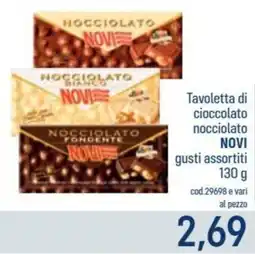 Talento Professional Store Tavoletta di cioccolato nocciolato Novi offerta