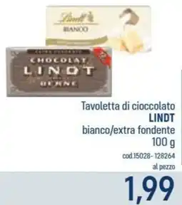 Talento Professional Store Tavoletta di cioccolato Lindt bianco/extra fondente offerta