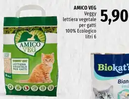 Famila Superstore Amico Veg Veggy lettiera vegetale per gatti offerta