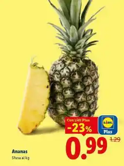 Lidl Ananas offerta