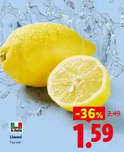 Lidl Limoni offerta