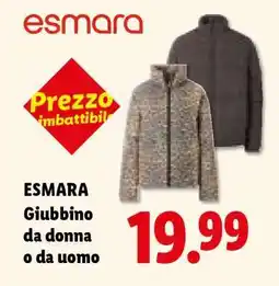 Lidl ESMARA Giubbino da donna o da uomo offerta