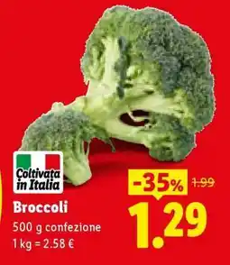 Lidl Broccoli offerta