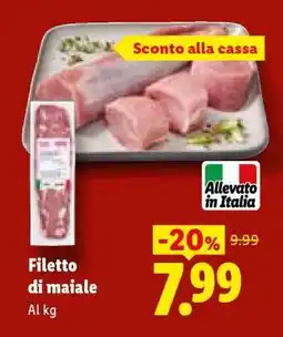 Lidl Filetto di maiale offerta