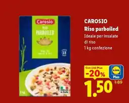 Lidl Carosio Riso parboiled offerta