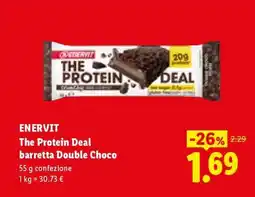 Lidl Enervit The Protein Deal barretta Double Choco offerta