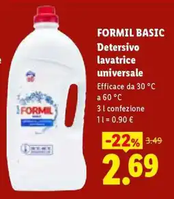 Lidl FORMIL BASIC offerta