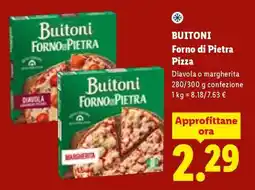 Lidl BUITONI Forno di Pietra Pizza offerta