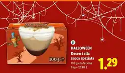 Lidl Dessert alla zucca speziata offerta