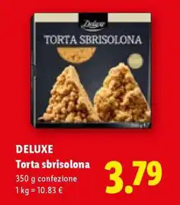 Lidl Deluxe Torta Sbrisolona offerta