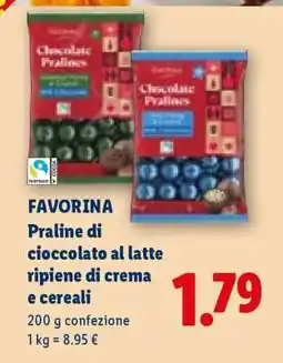 Lidl Favorina offerta