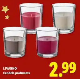 Lidl Livarno Candela profumata offerta