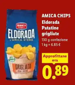 Lidl AMICA CHIPS Eldorada Patatine grigliate offerta