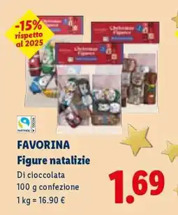 Lidl Favorina Figure natalizie offerta