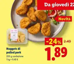 Lidl Nuggets di Pulled Pork offerta