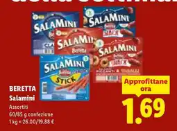 Lidl BERETTA Salamini offerta