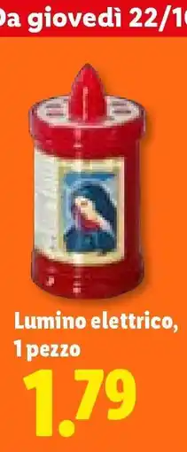 Lidl Lumino elettrico, 1 pezzo offerta