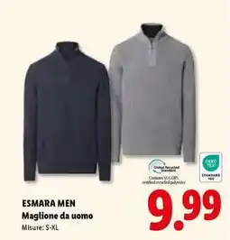 Lidl esmara MEN offerta