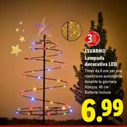 Lidl LIVARNO Lampada decorativa LED offerta