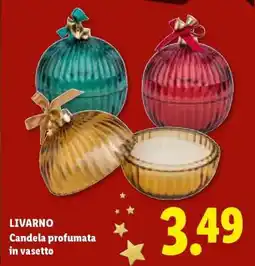 Lidl LIVARNO Candela profumata in vasetto offerta