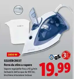 Lidl SILVERCREST Ferro da stiro a vapore offerta
