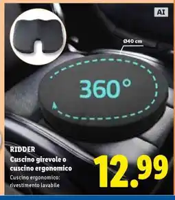 Lidl RIDDER Cuscino girevole o cuscino ergonomico offerta
