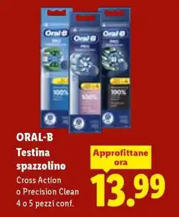 Lidl ORAL-B Testina spazzolino offerta