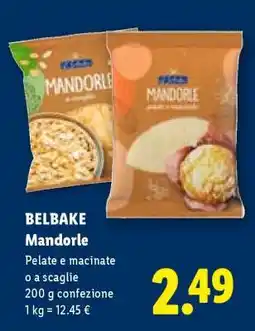 Lidl Belbake Mandorle offerta