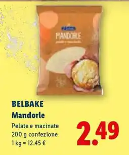 Lidl Belbake Mandorle offerta