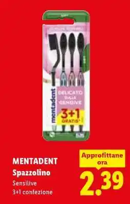 Lidl Mentadent Spazzolino offerta