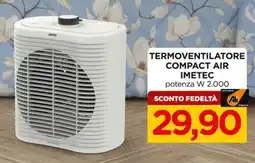 Alì Supermercati Termoventilatore compact air Imetec offerta