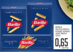 Supermercati Piccolo Barilla pasta di semola offerta