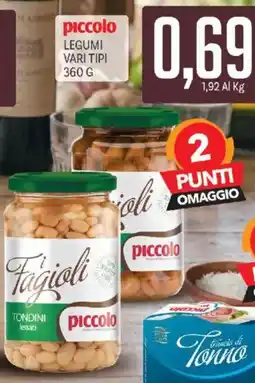 Supermercati Piccolo Piccolo legumi offerta