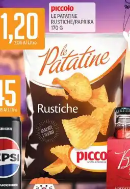 Supermercati Piccolo Piccolo le patatine rustiche/paprika offerta
