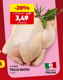 ALDI Il podere pollo busto offerta