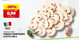 ALDI I colori del sapore funghi champignon offerta