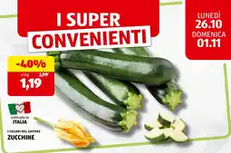 ALDI I colori del sapore zucchine offerta