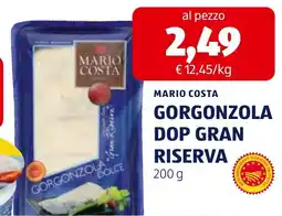 ALDI Mario Costa Gorgonzola Dop Gran Riserva offerta