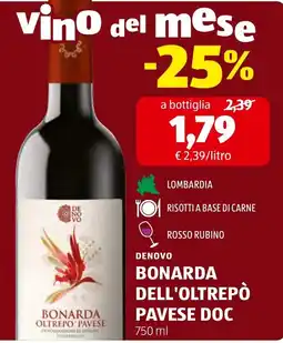 ALDI Bonarda dell'Oltrepò Pavese DOC offerta