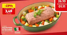 ALDI Il podere polpettone di tacchino offerta